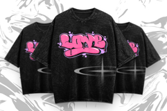 Love - Graffiti Bubble Typography SVG PNG EPS PDF Street Art Product Image 5