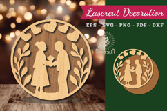 Love Grandparents Lasercut Round Product Image 1