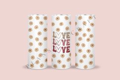 love groovy valentine skinny tumbler sublimation design for 20oz and 30oz skinny tumbler sublimation wrap