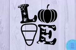 Halloween SVG Halloween Sign Svg Love Halloween Svg Pumpkin Product Image 2