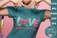 Love Shirt Design | Valentines Day Svg File for Cricut Product Image 1