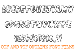 Love Heart Cartoon Font Doodle Lettering Valentines ABC OTF Product Image 2