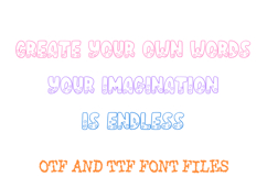 Love Heart Doodle Font Valentine’s Day Bubble Typeface Product Image 3