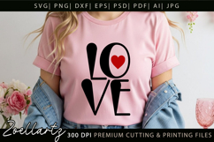 Valentine's Day SVG PNG EPS DXF Love Heart SVG for Cricut Product Image 2