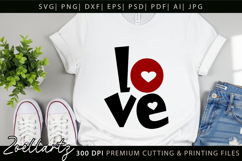 Valentine's Day SVG PNG EPS DXF Love Heart SVG for Cricut Product Image 4