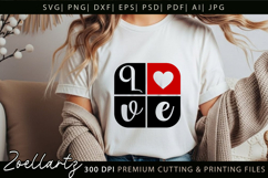 Valentine's Day SVG PNG EPS DXF Love Heart SVG for Cricut Product Image 2