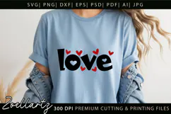 Valentine's Day SVG PNG EPS DXF Love Heart SVG for Cricut Product Image 3