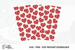 Love Hearts Starbucks No Gap 24oz Acrylic Tumbler Wrap Product Image 2