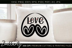 Valentine's Day SVG PNG EPS DXF Love Heart SVG for Cricut Product Image 1