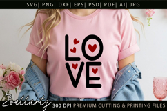 Valentine's Day SVG PNG EPS DXF Love Heart SVG for Cricut Product Image 3