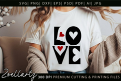 Valentine's Day SVG PNG EPS DXF Love Heart SVG for Cricut Product Image 2