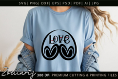 Valentine's Day SVG PNG EPS DXF Love Heart SVG for Cricut Product Image 4
