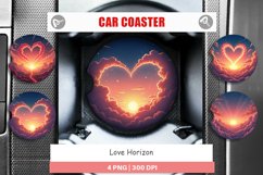 Car Coaster Love Horizon Product Image 1