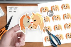 Sticker Love Horse Product Image 1