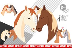 Clipart Love Horse Product Image 1