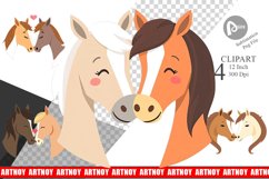 Clipart Love Horse Product Image 1