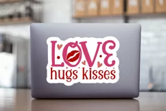 Love hugs kisses Sticker,digital sticker,love stickers,love Sticker,sticker Png,love sticker png,love labels,Positivity Stickers,love stamps,valentines day,heart sticker Pn g,red heart clipart,heart Sticker,printable stickers,sticker heartbeat,vinyl heart