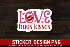 Love hugs kisses Sticker,digital sticker,love stickers,love Sticker,sticker Png,love sticker png,love labels,Positivity Stickers,love stamps,valentines day,heart sticker Pn g,red heart clipart,heart Sticker,printable stickers,sticker heartbeat,vinyl heart