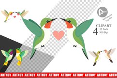 Clipart Love Hummingbird Product Image 1