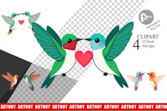Clipart Love Hummingbird Product Image 1