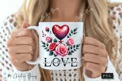 Love Valentines Quote PNG | Valentines Day PNG Product Image 2