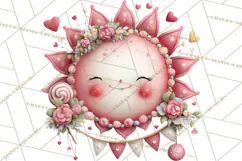 Love In Nature Clipart PNG, Whimsical Hearts Product Image 4