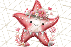 Love In Nature Clipart PNG, Whimsical Hearts Product Image 2