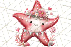 Love In Nature Clipart PNG, Whimsical Hearts Product Image 2