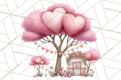 Love In Nature Clipart PNG, Whimsical Hearts Product Image 5