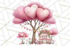 Love In Nature Clipart PNG, Whimsical Hearts Product Image 5