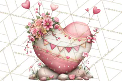 Love In Nature Clipart PNG, Whimsical Hearts Product Image 4
