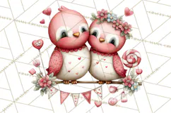 Love In Nature Clipart PNG, Whimsical Hearts Product Image 3