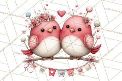 Love In Nature Clipart PNG, Whimsical Hearts Product Image 4