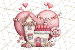 Love In Nature Clipart PNG, Whimsical Hearts Product Image 5