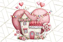 Love In Nature Clipart PNG, Whimsical Hearts Product Image 5