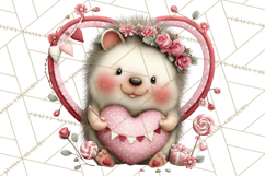 Love In Nature Clipart PNG, Whimsical Hearts Product Image 3