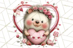 Love In Nature Clipart PNG, Whimsical Hearts Product Image 3