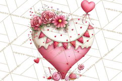 Love In Nature Clipart PNG, Whimsical Hearts Product Image 4