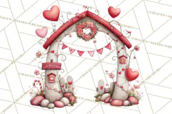 Love In Nature Clipart PNG, Whimsical Hearts Product Image 3