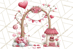 Love In Nature Clipart PNG, Whimsical Hearts Product Image 4