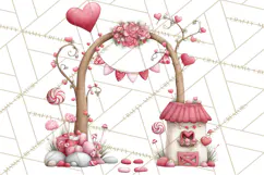 Love In Nature Clipart PNG, Whimsical Hearts Product Image 4