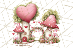 Love In Nature Clipart PNG, Whimsical Hearts Product Image 5