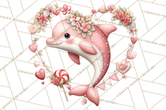 Love In Nature Clipart PNG, Whimsical Hearts Product Image 3