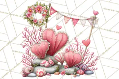 Love In Nature Clipart PNG, Whimsical Hearts Product Image 4