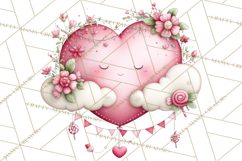 Love In Nature Clipart PNG, Whimsical Hearts Product Image 5