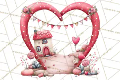 Love In Nature Clipart PNG, Whimsical Hearts Product Image 2