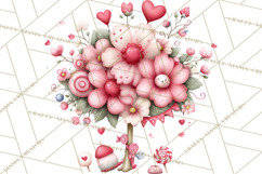 Love In Nature Clipart PNG, Whimsical Hearts Product Image 3