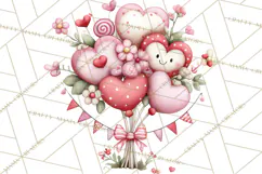 Love In Nature Clipart PNG, Whimsical Hearts Product Image 4