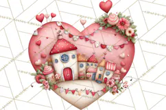 Love In Nature Clipart PNG, Whimsical Hearts Product Image 4