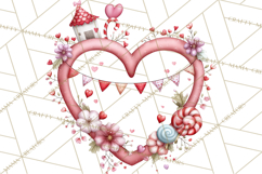 Love In Nature Clipart PNG, Whimsical Hearts Product Image 5